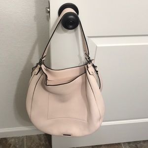 Rebecca Minkoff unlined Convertible hobo whipstitch leather bag